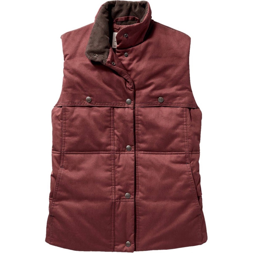 Filson Quilted Westward Vest - Women's 20019385-BurntRed- XS, Color: Burnt Red'